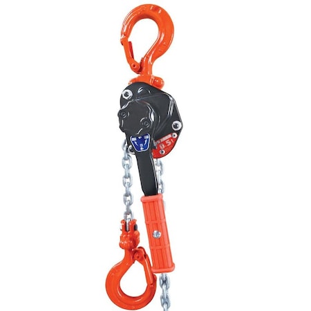 Elephant Lifting Products 1/2 ton Mini Lever Chain Hoist, Elephant YA-50, 5' Lift YII-50-5